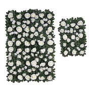 24" x 18" Rose Silk Flowers Wall Backdrop Panel