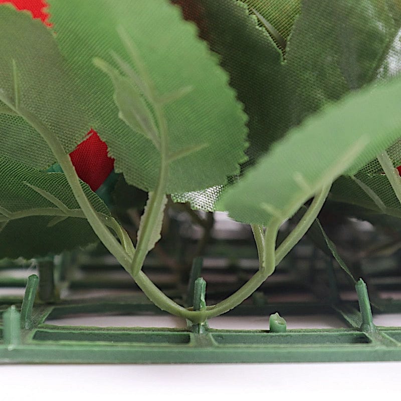 24" x 18" Rose Silk Flowers Wall Backdrop Panel