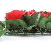 24" x 18" Rose Silk Flowers Wall Backdrop Panel