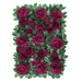 24" x 18" Rose Silk Flowers Wall Backdrop Panel ARTI_5069_BURG