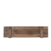 24"x6" Wood Rectangular Box Planter Holders Centerpieces - Dark Brown WOD_PLNT02_24X6_DKBN