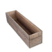 24" x 6" Wood Rectangular Box Planter Holders Centerpieces - Brown WOD_PLNT01_24X6_NAT