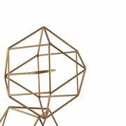 25.5" tall Jointed Geometric Stand with Glass Votive Candle Holders