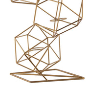 25.5" tall Jointed Geometric Stand with Glass Votive Candle Holders