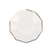 25 Decagonal 7" Salad Dinner Paper Plates - Disposable Tableware DSP_PPGD0001_7_WHTGD
