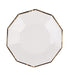 25 Decagonal 9" Salad Dinner Paper Plates - Disposable Tableware DSP_PPGD0001_9_WHTGD