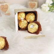 25 Favor Boxes Rustic Wooden Design Party Gift Holders - Natural BOX_2x2_WOD01_LOVE