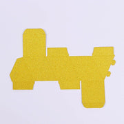 25 Glittered Geometric Wedding Party Favor Boxes Gift Holders