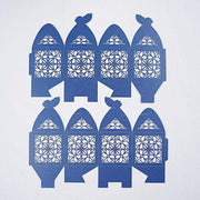 25 Lacer Cut Lace Design Party Favor Boxes with Butterfly Top