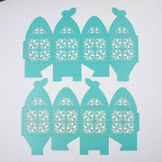 25 Lacer Cut Lace Design Party Favor Boxes with Butterfly Top