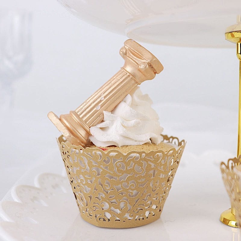 25 Laser Cut Lace Paper Cupcake Liners Muffin Wrappers