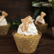 25 Laser Cut Lace Paper Cupcake Liners Muffin Wrappers