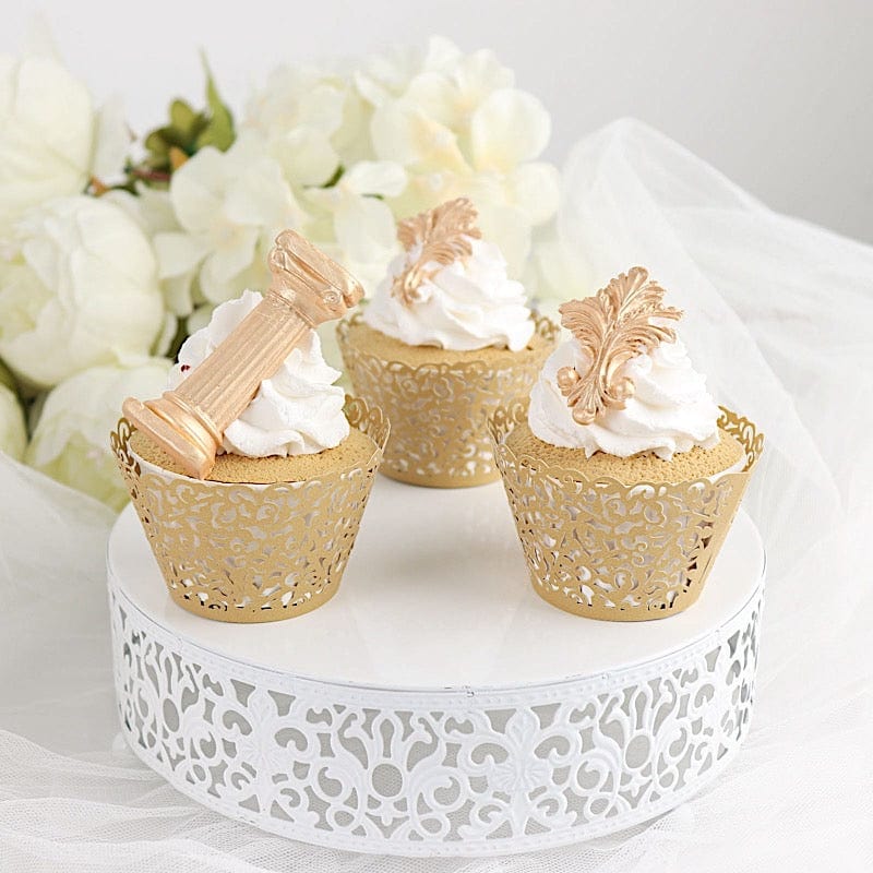25 Laser Cut Lace Paper Cupcake Liners Muffin Wrappers