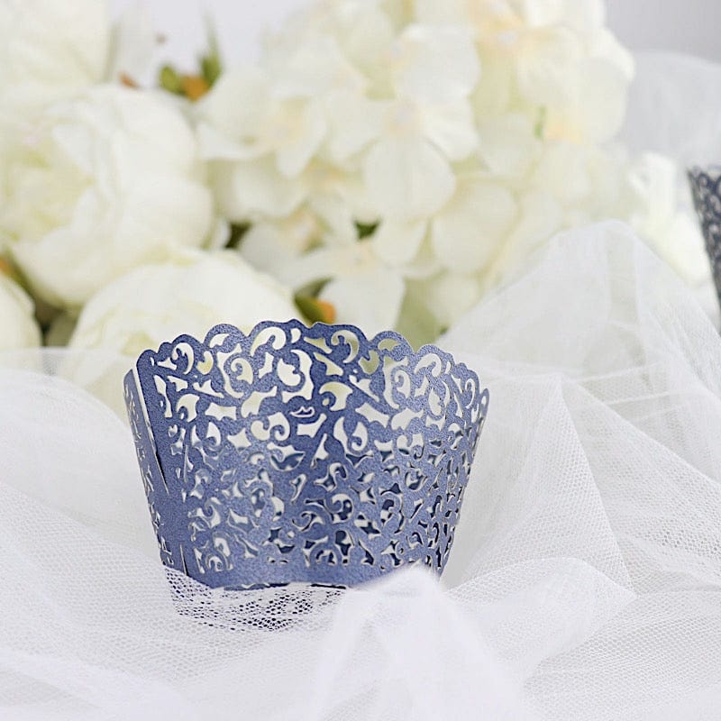25 Laser Cut Lace Paper Cupcake Liners Muffin Wrappers