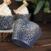 25 Laser Cut Lace Paper Cupcake Liners Muffin Wrappers