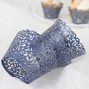 25 Laser Cut Lace Paper Cupcake Liners Muffin Wrappers