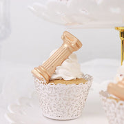 25 Laser Cut Lace Paper Cupcake Liners Muffin Wrappers