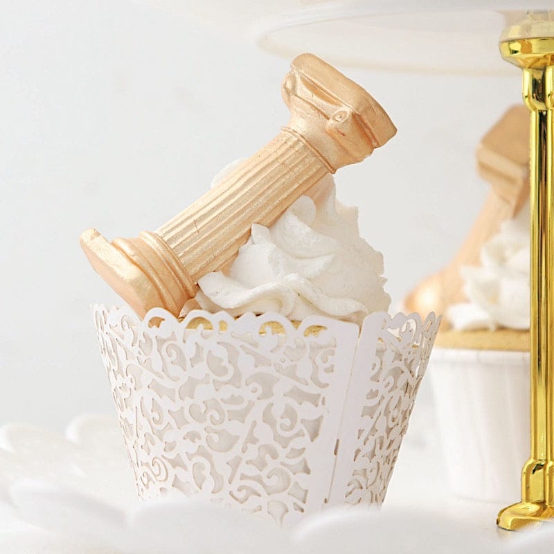 25 Laser Cut Lace Paper Cupcake Liners Muffin Wrappers