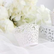 25 Laser Cut Lace Paper Cupcake Liners Muffin Wrappers