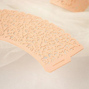 25 Laser Cut Lace Paper Cupcake Liners Muffin Wrappers