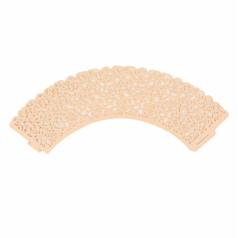 25 Laser Cut Lace Paper Cupcake Liners Muffin Wrappers