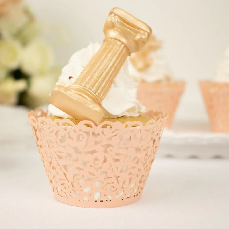 25 Laser Cut Lace Paper Cupcake Liners Muffin Wrappers