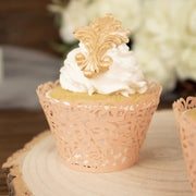 25 Laser Cut Lace Paper Cupcake Liners Muffin Wrappers