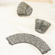 25 Laser Cut Lace Paper Cupcake Liners Muffin Wrappers