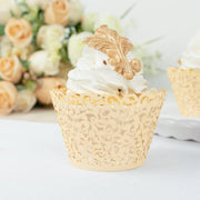 25 Laser Cut Lace Paper Cupcake Liners Muffin Wrappers