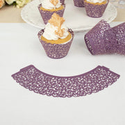 25 Laser Cut Lace Paper Cupcake Liners Muffin Wrappers