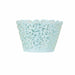 25 Laser Cut Lace Paper Cupcake Liners Muffin Wrappers CAKE_WRAP_PAP01_BLUE
