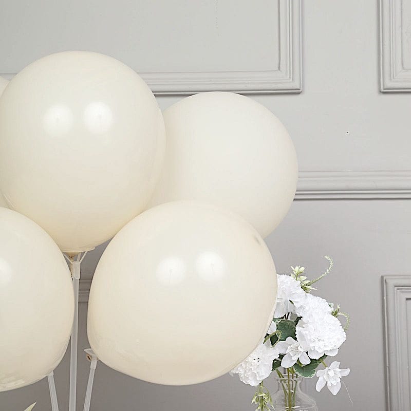 25 Matte 12" Round Latex Party Balloons