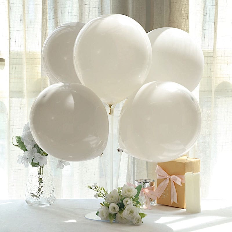 25 Matte 12" Round Latex Party Balloons