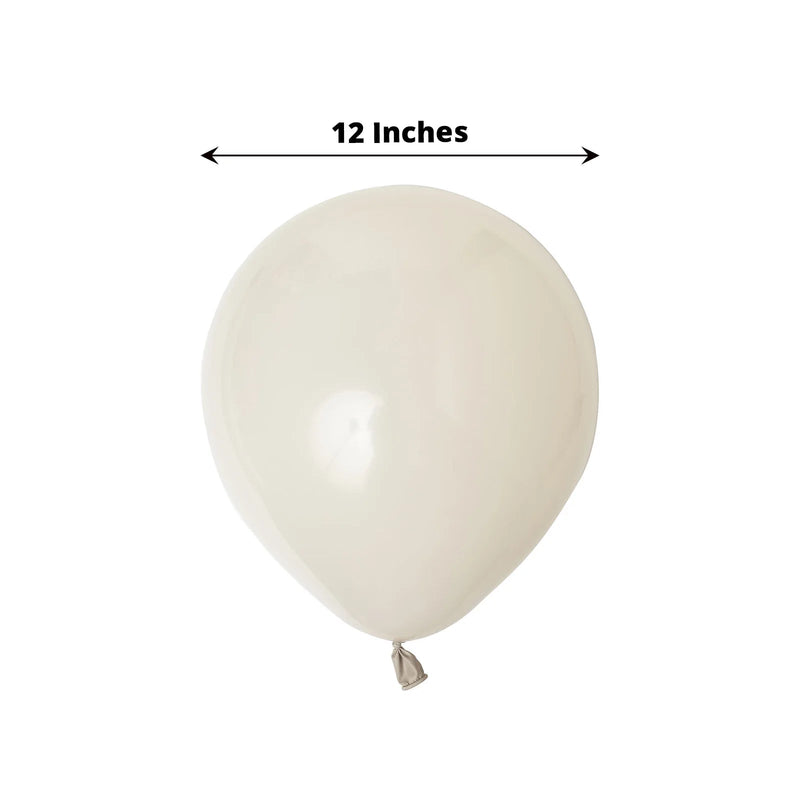 25 Matte 12" Round Latex Party Balloons