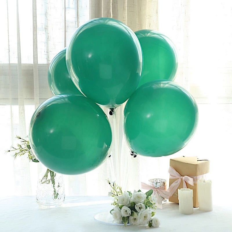25 Matte 12" Round Latex Party Balloons