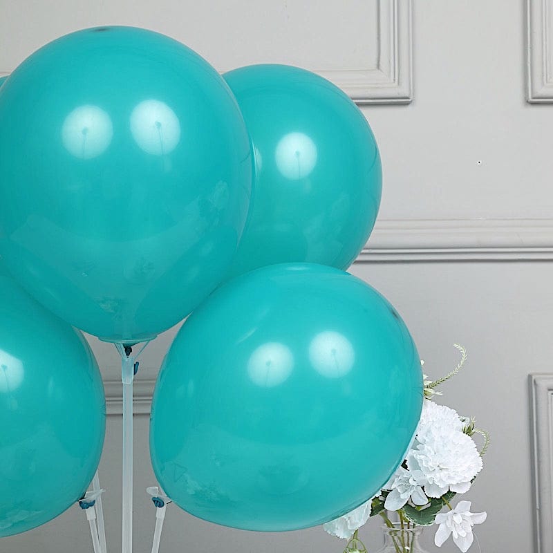 25 Matte 12" Round Latex Party Balloons