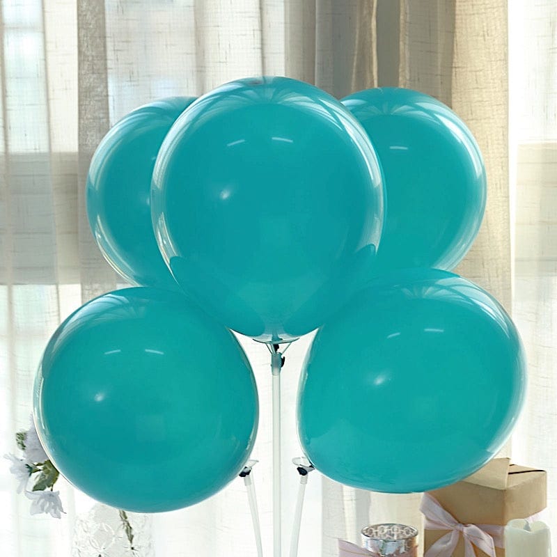 25 Matte 12" Round Latex Party Balloons