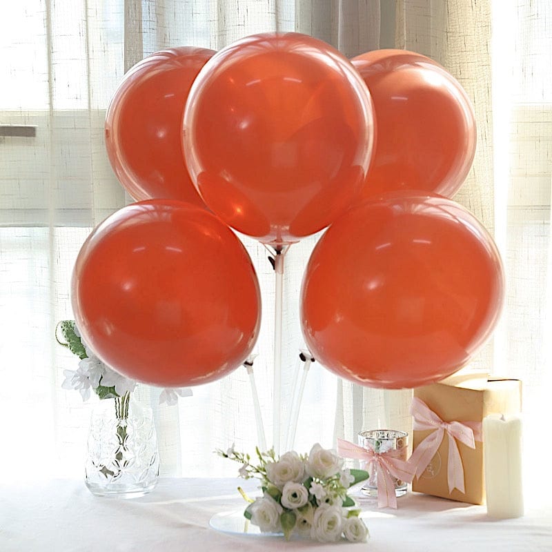 25 Matte 12" Round Latex Party Balloons