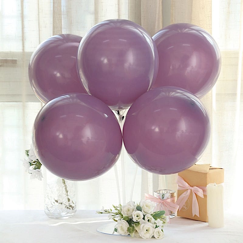 25 Matte 12" Round Latex Party Balloons