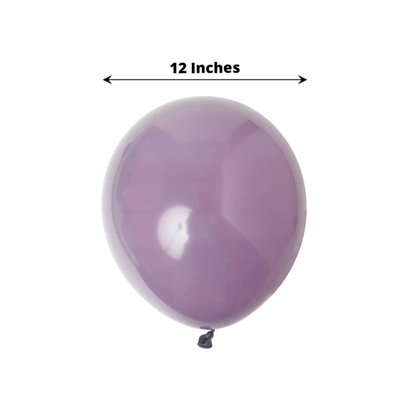 25 Matte 12" Round Latex Party Balloons