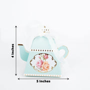 25 Mini Teapot 4" Wedding Favor Boxes with Ribbons