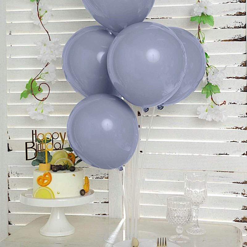 25 pcs 10" Round Double Stuffed Latex Balloons