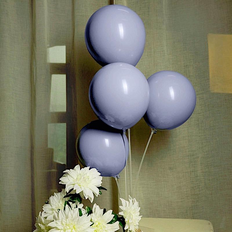 25 pcs 10" Round Double Stuffed Latex Balloons