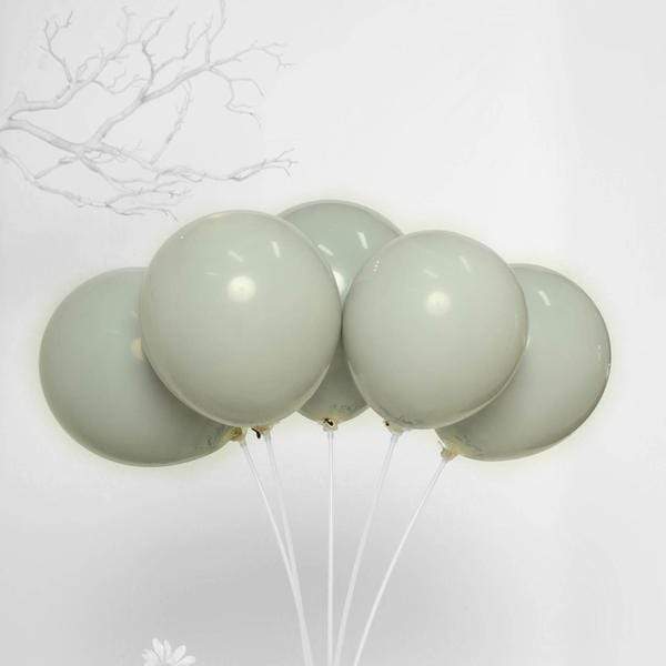 25 pcs 10" Round Double Stuffed Latex Balloons