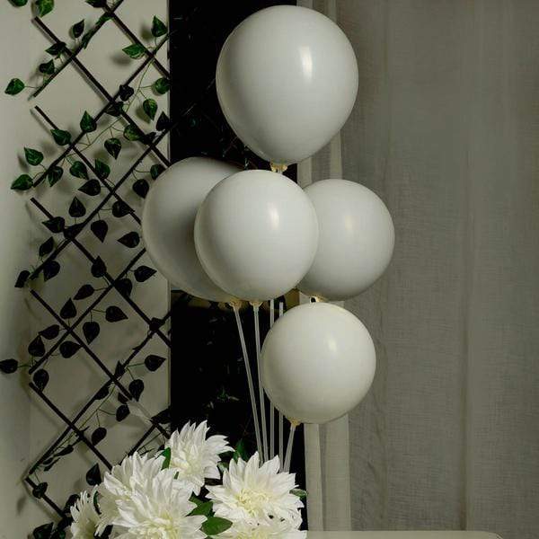 25 pcs 10" Round Double Stuffed Latex Balloons