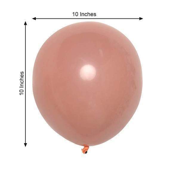25 pcs 10" Round Double Stuffed Latex Balloons