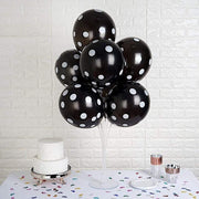 25 pcs 12" Latex Balloons with Polka Dots