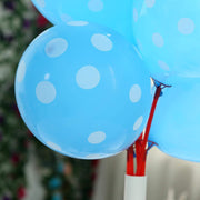 25 pcs 12" Latex Balloons with Polka Dots