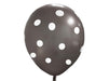 25 pcs 12" Latex Balloons with Polka Dots BLOON_DOT_BLK
