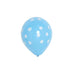 25 pcs 12" Latex Balloons with Polka Dots BLOON_DOT_BLUE